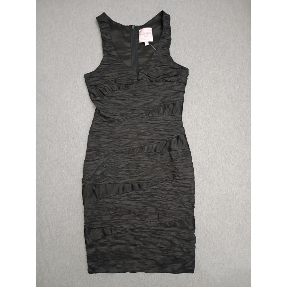 Romeo & Juliet Couture Bodycon Y2K Textured Bandage Cocktail Dress Medium DSWT